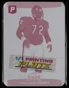 2025 Leaf Metal Pristine #533 William Perry Druckplatte Magenta 1/1 - Bild 1 von 2