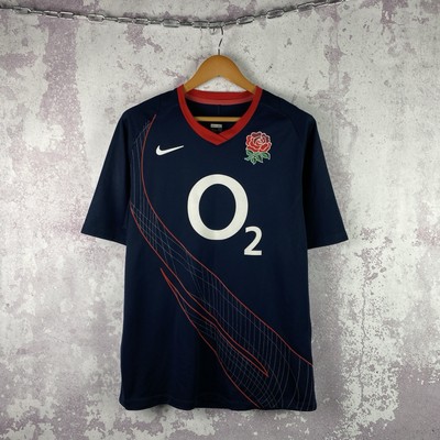Vintage 90's Nike England Rugby Union Shirt Jersey Rare Long