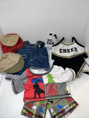 Build A Bear Lote De 3 Roupas Cheerleader Megaphone Macacão Chapéu Star Wars PJs - Imagem 1 de 4