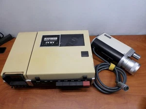 AKAI VT-100S Portable VTR Video Tape Recorder, VM-100 Monitor and VC-110S Camera - Picture 1 of 24