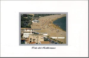 CARTOLINA SICILIA SICILY POSTCARD PORTO EMPEDOCLE LIDO AZZURRO - Zdjęcie 1 z 1