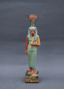 Seltene altägyptische Antiquitäten Nephthys Statue Geburtsgöttin Ägypten v. Chr. - Bild 1 von 6