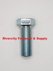 (1) M18-1.5x50 / M18x50 / 18mm x 50mm Bolt Hex head Cap Screw Fine Thread ZN - Picture 1 of 4