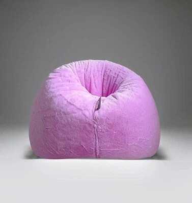 Funda de sofá de piel para silla Bean Bag sin frijoles color púrpura talla XXXL decoración del hogar Foto 1 de 4