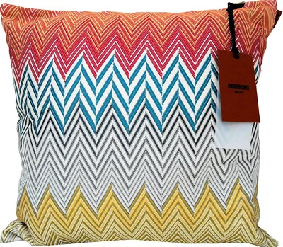 MISSONI HOME Kissenhülle BESTICKT 40x40cm  DOPPELSEITIG  AUCKLAND 156 - Bild 1 von 4