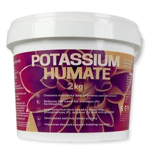 Potassium Humate Fertiliser 2kg SREDA Natural Organic Plant Fertilizer - Picture 1 of 2