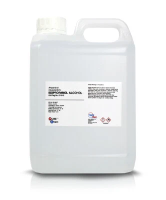 PURE CHEM Isopropyl Alcohol IPA (Isopropanol) | 2L 99.9% | Lab Grade Pharma Quality Pure