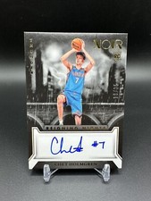 Chet Holmgren RC On Card Auto 18/25 2022-23 Panini Noir Reigning Nights OKC