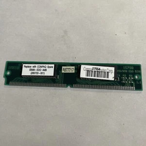 Vintage Compaq 4MB EDO 285733-001 1MX16 Memory 72-Pin 2-Chip SIMM Ram @CPU34 - Picture 1 of 2