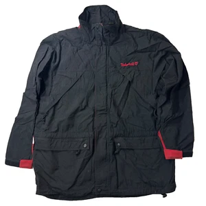 Timberland Windbreaker Jacke Rot Schwarz Herren Medium - Bild 1 von 23