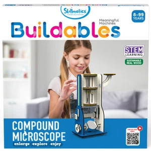 Skillmatics Buildables Compound Microscope - DIY S.T.E.M. Kit For Kids 8+ Years - Picture 1 of 6