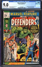 MARVEL FEATURE #1 CGC 9.0 OW/WH PAGES // 1ST APPEARANCE DEFENDERS MARVEL 1971
