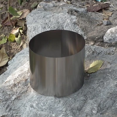 Titanium alcohol stove windscreen plate ring windproof outdoor picnic 8x60 - Image 1 of 2