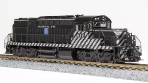 Broadway N-Scale 6613 Alco RSD-15, ATSF #810, As-Delivered Zebra Stripes - Picture 1 of 5