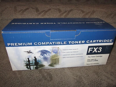 Compatible Canon FX-3 Black Toner Cartridge Factory NEW FX3 - Image 1 of 4