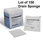 150 Ct, Dermacea I.V Split Sponges Dressing Drain Sponge Sterile 4 X 4 6-Ply