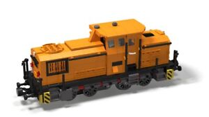 PDF-Anleitung Diesellokomotive DR BR 106  MOC Unikat zum Bau aus LEGO©-Steinen