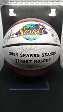  2004 LA Sparks Season Ticket Holder MINI Basketball Autograph By Team & Coach 