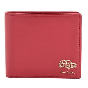 [Paul Smith] Mini Emboss Bifold Wallet BPS012 Red