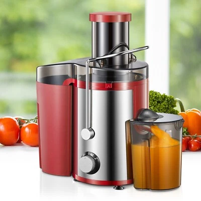 Exprimidor centrífugo 800 W, conducto de alimentación de 3", acero inoxidable, sin BPA, fácil de limpiar Foto 1 de 4