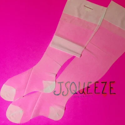 ALBERTS VTG FIT ALL PETITE NYLON STOCKINGS 6 PAIRS FLAT KNIT OFF WHITE SEAMLESS - Image 1 of 4