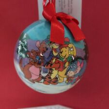 Winnie the Pooh & Friends Christmas Carols Ornament Disney Round 3" NWT