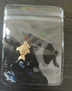 PENDANT 1.5GM GOLD PLATED WITH FIGURE OF SMALL FISH PND005 - Picture 1 of 2