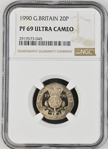 1990 Great Britain 20 Pence Proof NGC PF69 - Picture 1 of 2