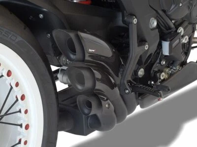 SILENCIADOR HYDROTRE HP CORSE ACERO INOXIDABLE NEGRO CARBONO PARA MV AGUSTA DRAG - Imagen 1 de 3
