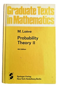 Graduate Texts In Mathematics: Probability Theroy II 4th Edition Springer-Verlag - Picture 1 of 9
