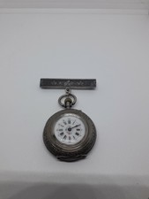Antique Solid Silver Pocket Fob Watch Circa 1900