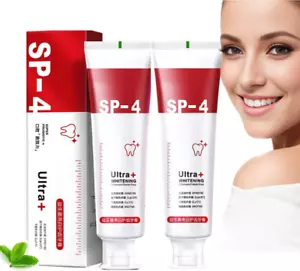 2x SP-4 Probiotic Toothpaste, Sip-4 Toothpaste Ultra Whitening, Stain Removing - Picture 1 of 6