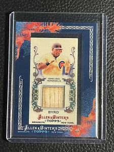 2011 Topps Allen and Ginter Mini Framed Relic Marlon Byrd Chicago Cubs