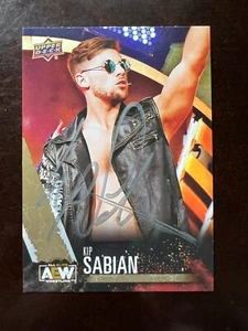 AEW KIP SABIAN SIGNED Card - Picture 1 of 1