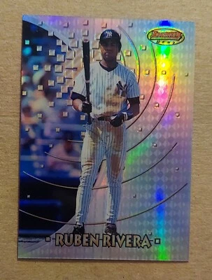 1997 Bowman's Best RUBEN RIVERA #BBP14 Rookie Refractor RC New York Yankees  - Image 1 of 3