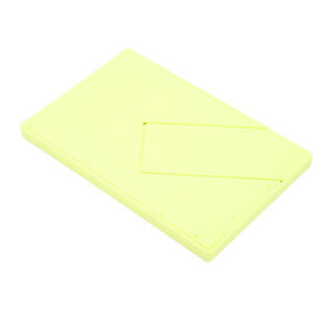 (Yellow) 9x6cm Picture Frame Plastic Rectangle Desktop Classical Stand