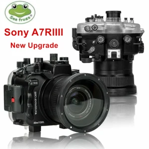 Seafrogs 40m/130ft Underwater Camera Housing Case Diving For Sony A7iii A7RIII - Picture 1 of 13