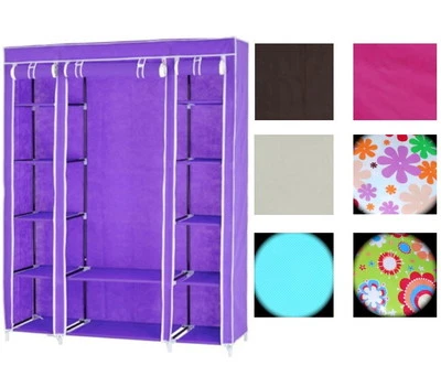 XXXL Kleiderschrank Textilschrank Faltschrank Campingschrank Schrank NEU - Bild 1 von 4