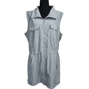 Duluth Trading Co Sol Survivor Sonnenschutz Tunika Weste grau Taschen Damen XL - Bild 1 von 10
