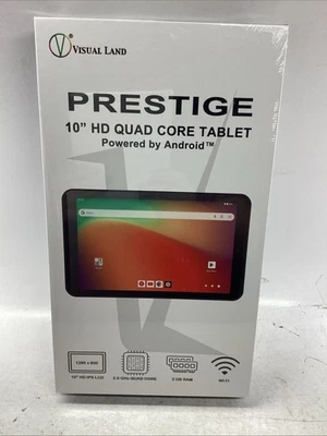 Visual Land Prestige 10" Quad Core Tablet Powered by Android - Image 1 of 4