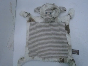 DEMDACO Granja Manchado Rayas Vaca Novillo Bebé Manta Felpa Seguridad Lovey Lovie - Imagen 1 de 5