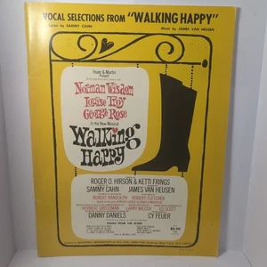 CLASSIC BROADWAY SHOWS VOCAL SELECTIONS FROM WALKING HAPPY BOOK PIANO/VOCAL - Picture 1 of 1