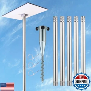 Starlink Gen 3 Pole Mount, Starlink Mini Pole Mounting Kit, 9ft Starlink Grou - Afbeelding 1 van 5