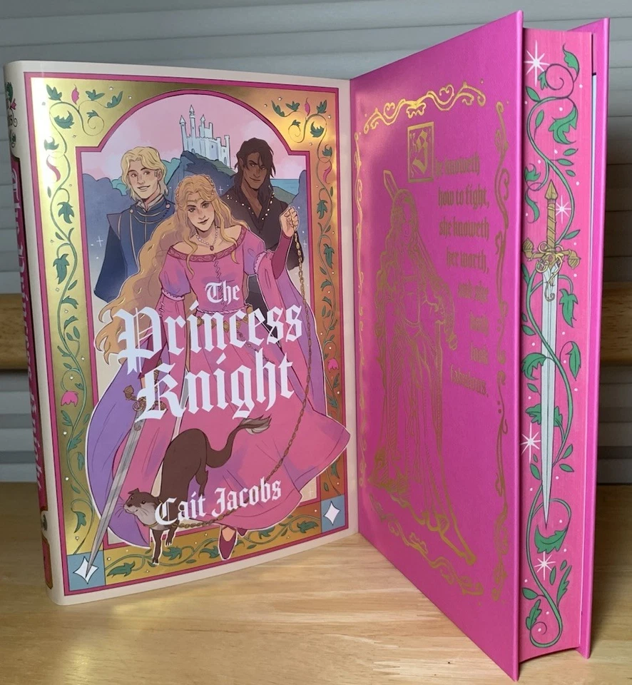 The Princess Knight by Cait Jacobs ✨ LOCKED LIBRARY, SIGNED, FIRST, SPRAYED EDGE Foto 1 de 4