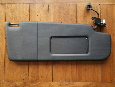 VOLKSWAGEN POLO 6R GTI (2009 - 2017) DRIVERS SIDE SUN VISOR - BLACK (GENUINE) - Image 1 of 4