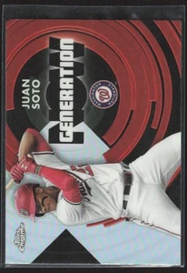 2022 Topps Chrome Update #GNC-3 Juan Soto Generation Now Chrome Nationals - Picture 1 of 2