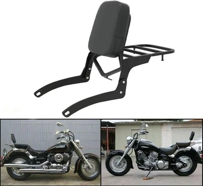 Sissy 杆靠背带后行李箱架适用于 YAMAHA Virago XV125 XV250 XV 125 250 — 第 1/4 张图片