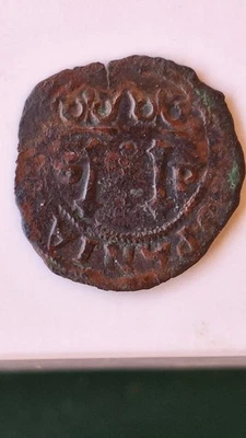 SANTO DOMINGO. 4 maravedíes 1506-1516 Carlos I y Juana I Foto 1 de 2