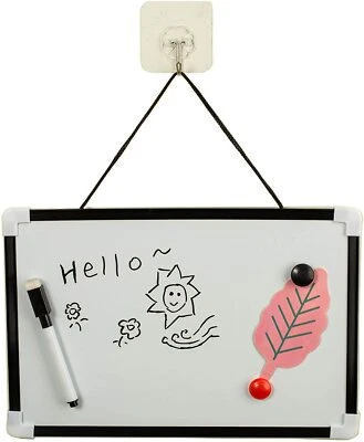 Mini Small Magnetic Whiteboard Office Notice Memo White Board Wedding A4 Pen Inc