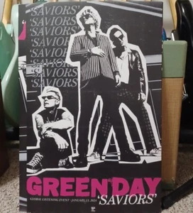 Green Day ""Saviors"" Global Listening Event Party Album Promo Poster - Bild 1 von 1